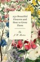 250 Beautiful Flowers and How to Grow Them, Morton J. W.