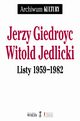 Listy 1959-1982, Giedroyc Jerzy, Jedlicki Witold