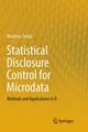 Statistical Disclosure Control for Microdata, Templ Matthias