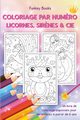 Coloriage par numro - Licornes, sir?nes & Cie, Books Funkey