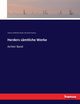Herders smtliche Werke, Herder Johann Gottfried