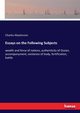 Essays on the Following Subjects, Mackinnon Charles