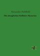 Die altenglischen Kollektiv-Mysterien, Hohlfeld Alexander