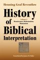 History of Biblical Interpretation, Vol. 3, Reventlow Henning Graf