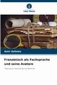 Franzsisch als Fachsprache und seine Avatare, Gahmia Amir