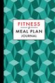 Fitness and Meal Plan Journal, Print Leopard