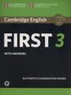 Cambridge English First 3 Student's Book with Answers with Audio, 