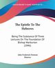 The Epistle To The Hebrews, 