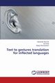 Text to gestures translation for inflected languages, Barmak Olexander