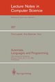 Automata, Languages and Programming, 