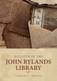 Bulletin of the John Rylands Library 100/1, 