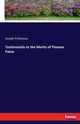 Testimonials to the Merits of Thomas Paine, Moreau Joseph N