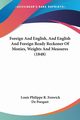 Foreign And English, And English And Foreign Ready Reckoner Of Monies, Weights And Measures (1848), De Porquet Louis Philippe R. Fenwick