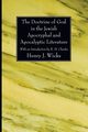 The Doctrine of God in the Jewish Apocryphal and Apocalyptic Literature, Wicks Henry J.