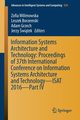 Information Systems Architecture and Technology, 