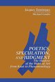 Poetics, Speculation, and Judgment, Taminiaux Jacques