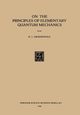 On the Principles of Elementary Quantum Mechanics, Groenewold Hilbrand Johannes