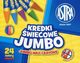 Kredki wiecowe 24 kolory, 