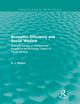 Economic Efficiency and Social Welfare (Routledge Revivals), Mishan E. J.