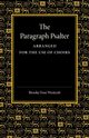 The Paragraph Psalter, Westcott Brooke Foss