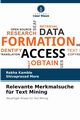 Relevante Merkmalsuche fr Text Mining, Kamble Rekha