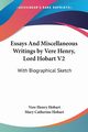 Essays And Miscellaneous Writings by Vere Henry, Lord Hobart V2, Hobart Vere Henry