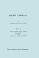 Bach's Chorals. Part 2 - The Hymns and Hymn Melodies of the Cantatas and Motetts. [Facsimile of 1917 Edition, Part II]., Terry Charles Sanford