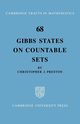 Gibbs States on Countable Sets, Preston Christopher J.