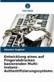 Entwicklung eines auf Fingerabdrcken basierenden Multi-Instanz-Authentifizierungssystems, Ilugbusi Abiodun