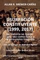 USURPACIN CONSTITUYENTE (1999, 2017), BREWER-CARIAS Allan R