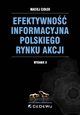 Efektywno informacyjna polskiego rynku akcji, Cioek Maciej