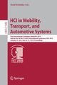 HCI in Mobility, Transport, and Automotive Systems, 