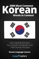 2000 Most Common Korean Words in Context, Lingo Mastery