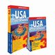 USA Cz zachodnia 3w1 przewodnik + atlas + mapa, Jaboski Piotr