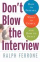 Don't Blow the Interview, Ferrone Ralph