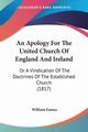 An Apology For The United Church Of England And Ireland, Eames William