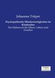 Psychopathische Minderwertigkeiten im Kindesalter, Trper Johannes