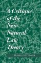 Critique of the New Natural Law Theory, Hittinger Russell
