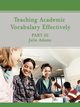 Teaching Academic Vocabulary Effectively, Adams Julie