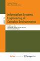 Information Systems Engineering in Complex Environments, 