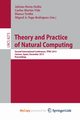 Theory and Practice of Natural Computing, 