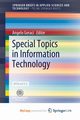 Special Topics in Information Technology, 