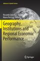 Geography, Institutions and Regional Economic Performance, 