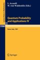 Quantum Probability and Applications IV, 