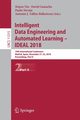 Intelligent Data Engineering and Automated Learning - IDEAL 2018, 
