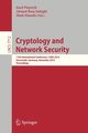 Cryptology and Network Security, 
