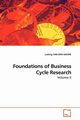 Foundations of Business Cycle Research, VAN DEN HAUWE Ludwig