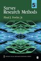 Survey Research Methods, Jr Fowler Floyd J