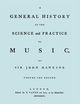 A General History of the Science and Practice of Music. Vol.2 of 5. [Facsimile of 1776 Edition of Vol.2.], Hawkins John