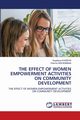 THE EFFECT OF WOMEN EMPOWERMENT ACTIVITIES ON COMMUNITY DEVELOPMENT, KWIZERA Angelique